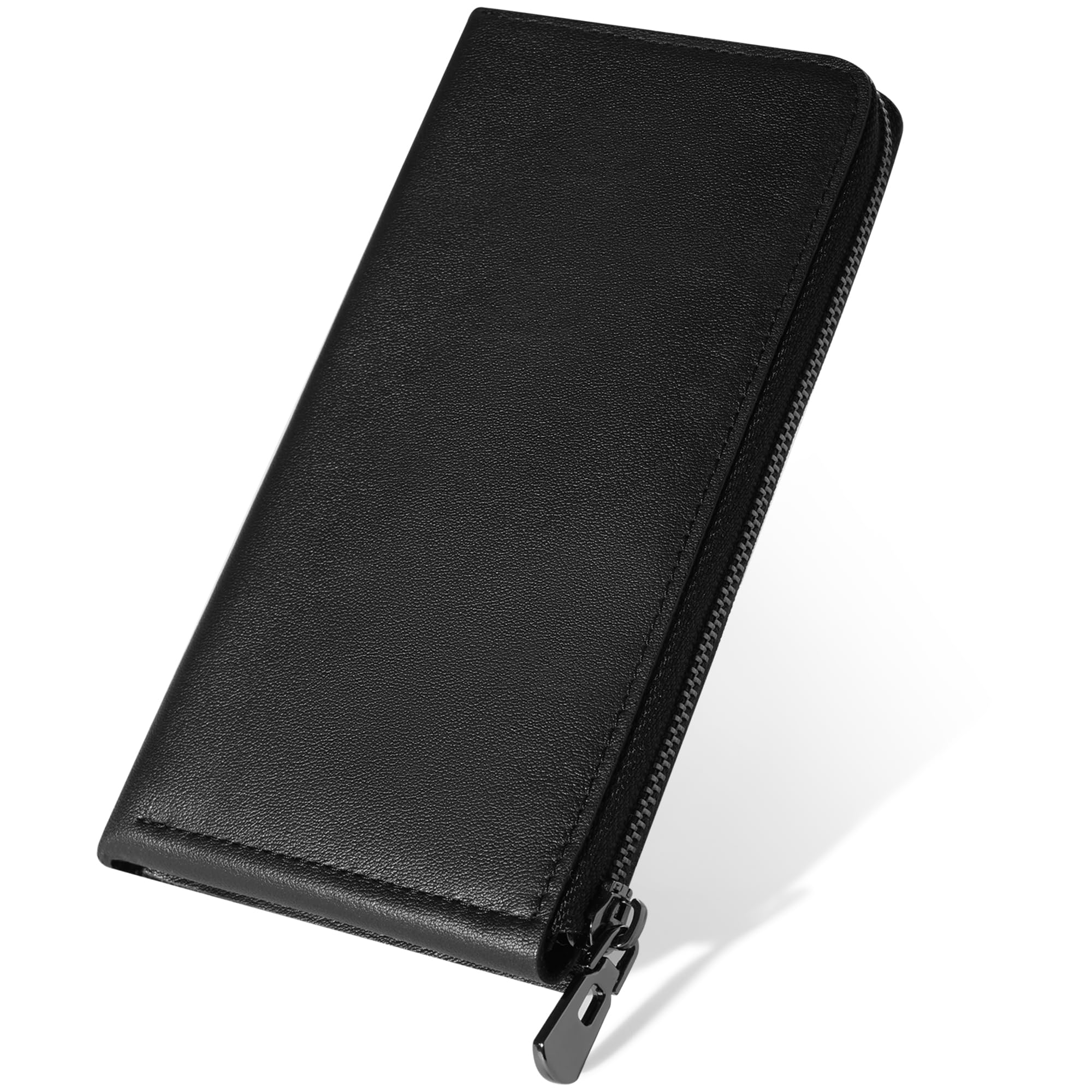 Amazon | [DearMin] 財布 メンズ 長財布 本革 極小 薄型 大容量 L字